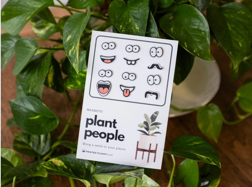Plant Face Magnets | Charm Googly Eyes for leaves Magnetic