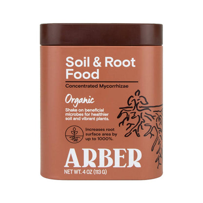 Organic Arber Soil &amp; Root Food w Mycorrhizae 4oz